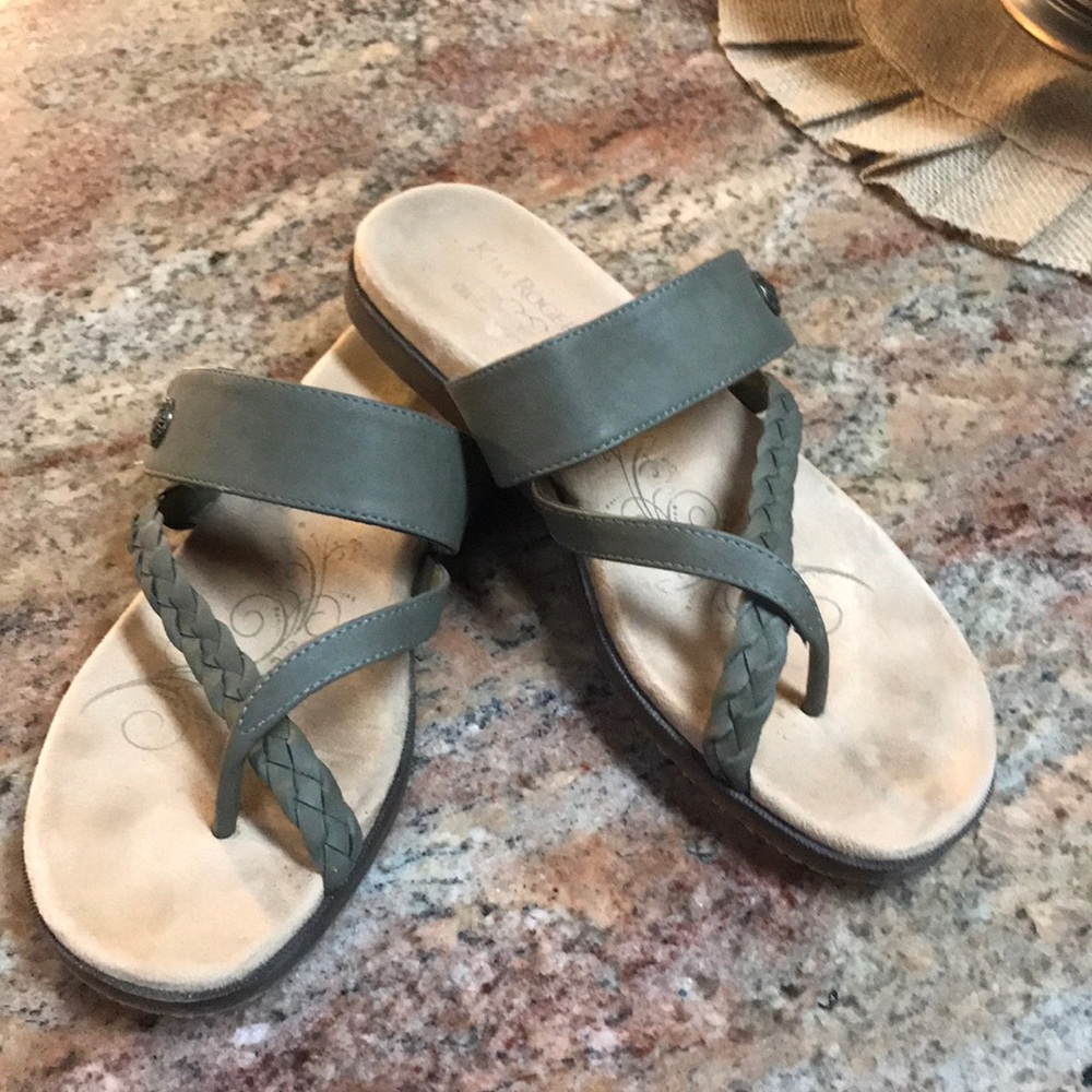 Kim Rogers sandals like new.